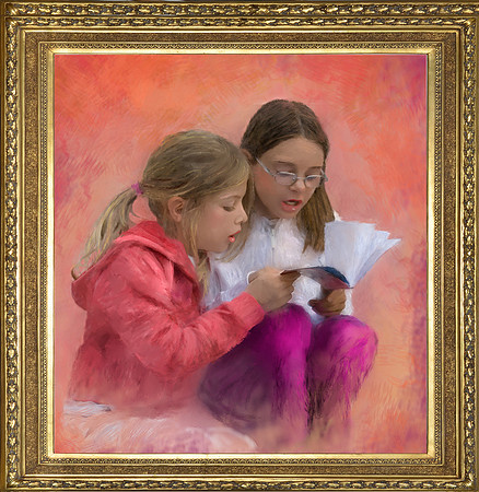 Hand-Painted Children's Portrait