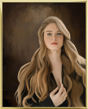 Hand-Painted Portrait