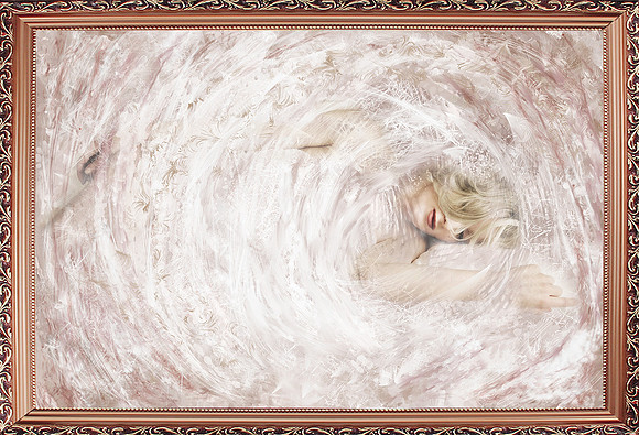 Hand-Painted Boudoir Painting