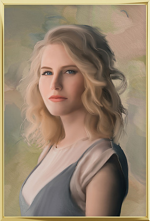 Hand-Painted Portrait