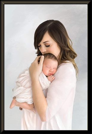 Hand-Painted Portrait