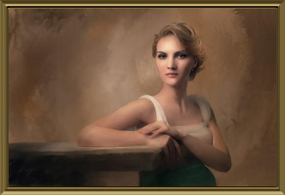 Hand-Painted Portrait